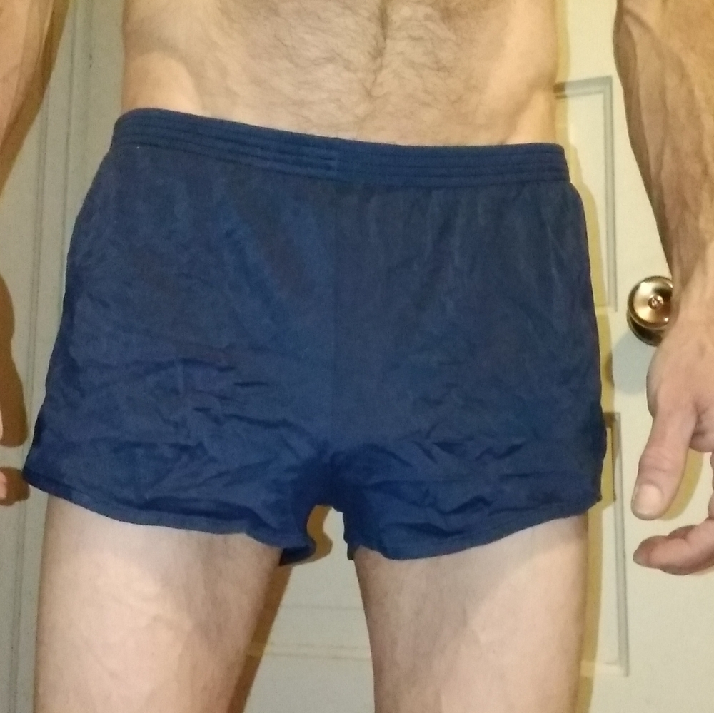 Men's SOFFEE running shorts with liner size Small